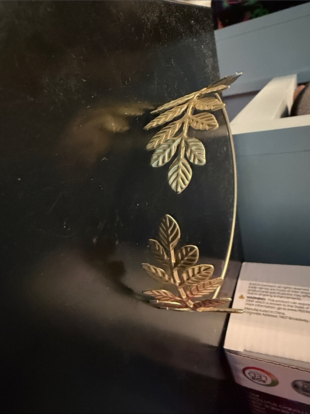 Gold Leaf Jewelry Arm Cuff